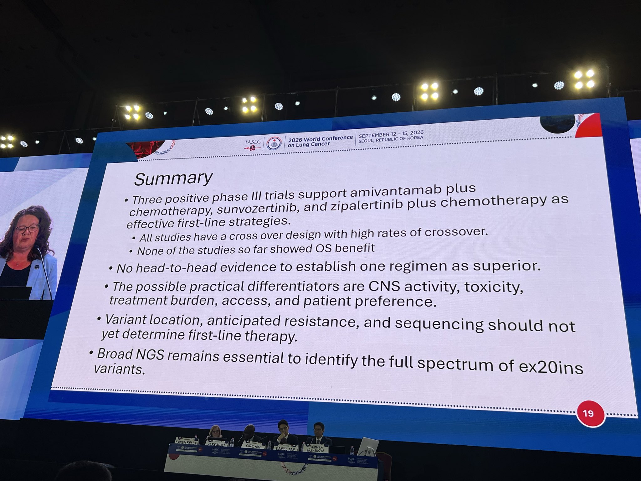Busy and exciting Exon 20 morning at #WCLC2026. Send your EGFR exon 20 insertion patients