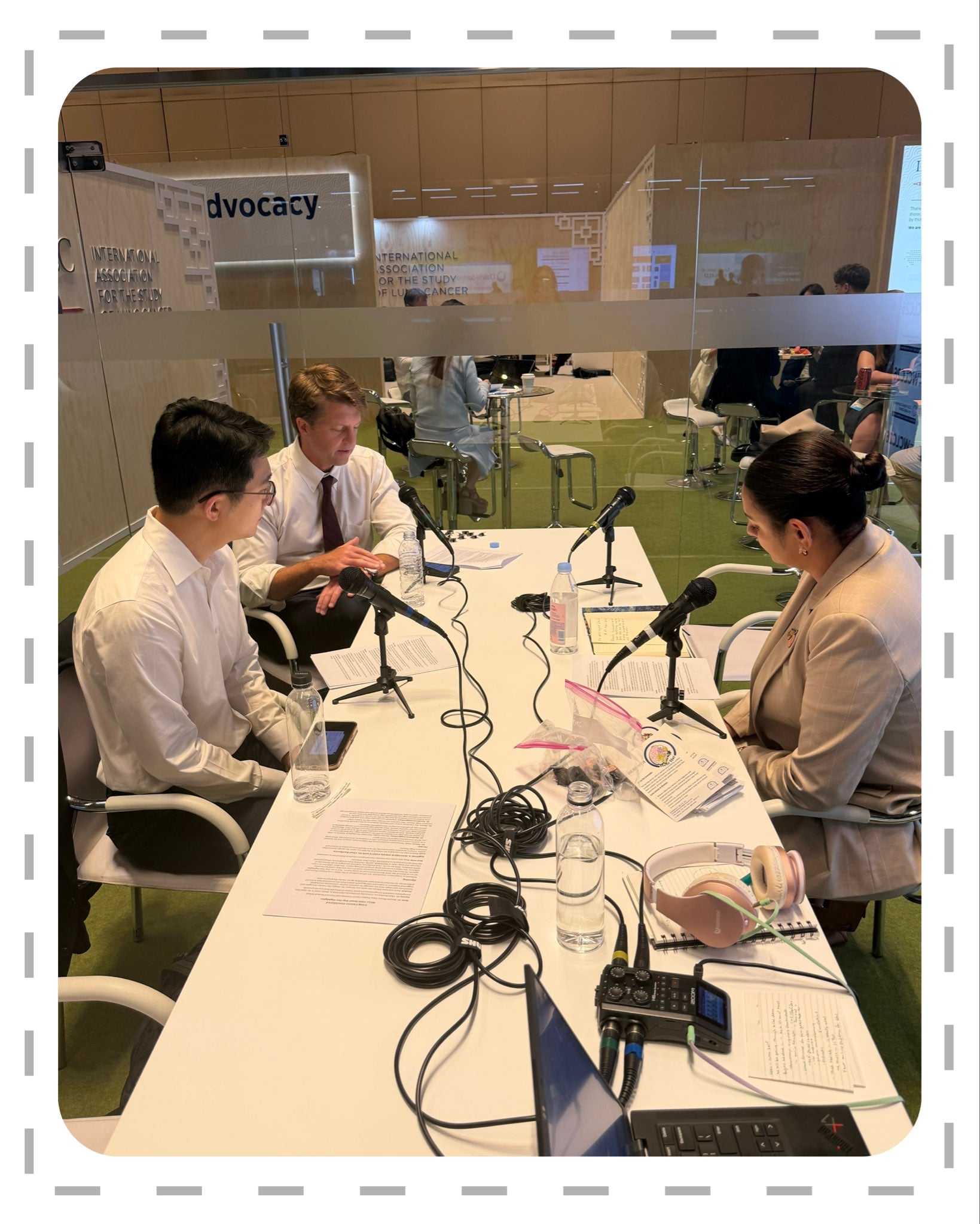 Studio mode: ON 🎙️ Bringing you highlights and conversations from #WCLC26 https://t.co/56Y