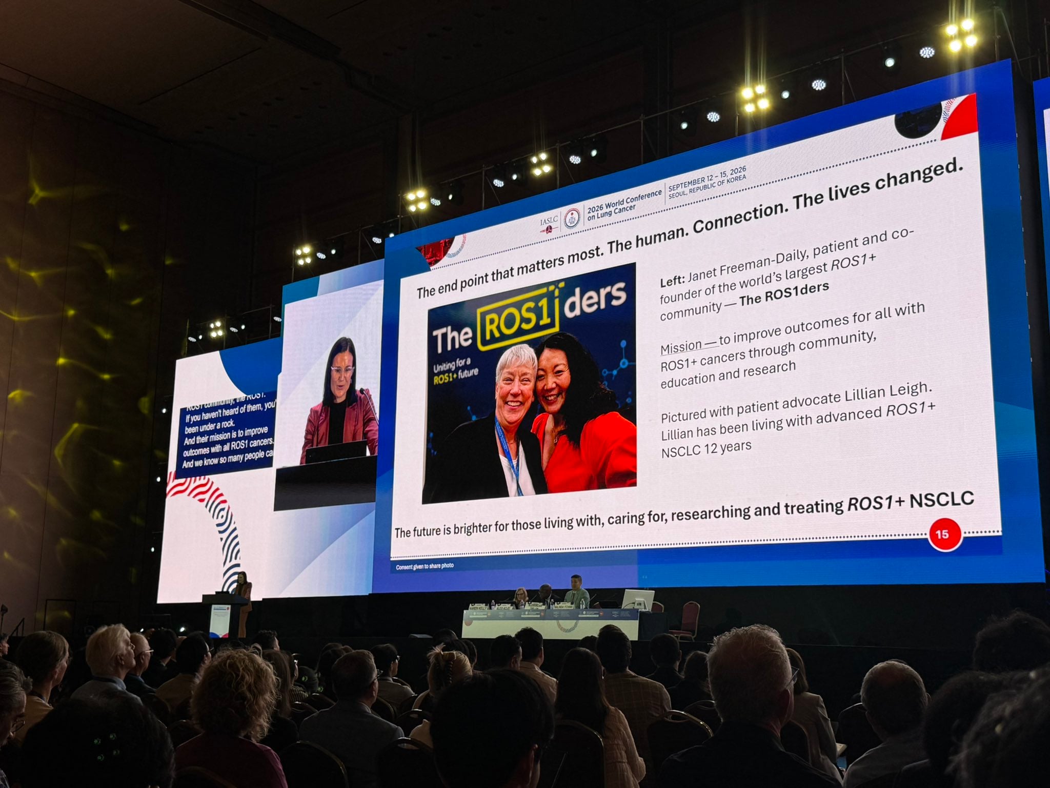 Dr @mal_itchins highlights 19 yrs of progress in ROS1 w latest data on zidesamtinib at #WC