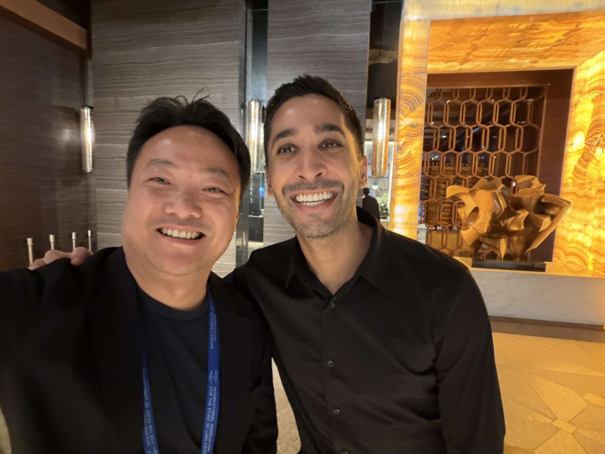 Managed to snap a quick 🤳 with @lungoncdoc at @IASLC #WCLC26!
Thanks for sharing constan