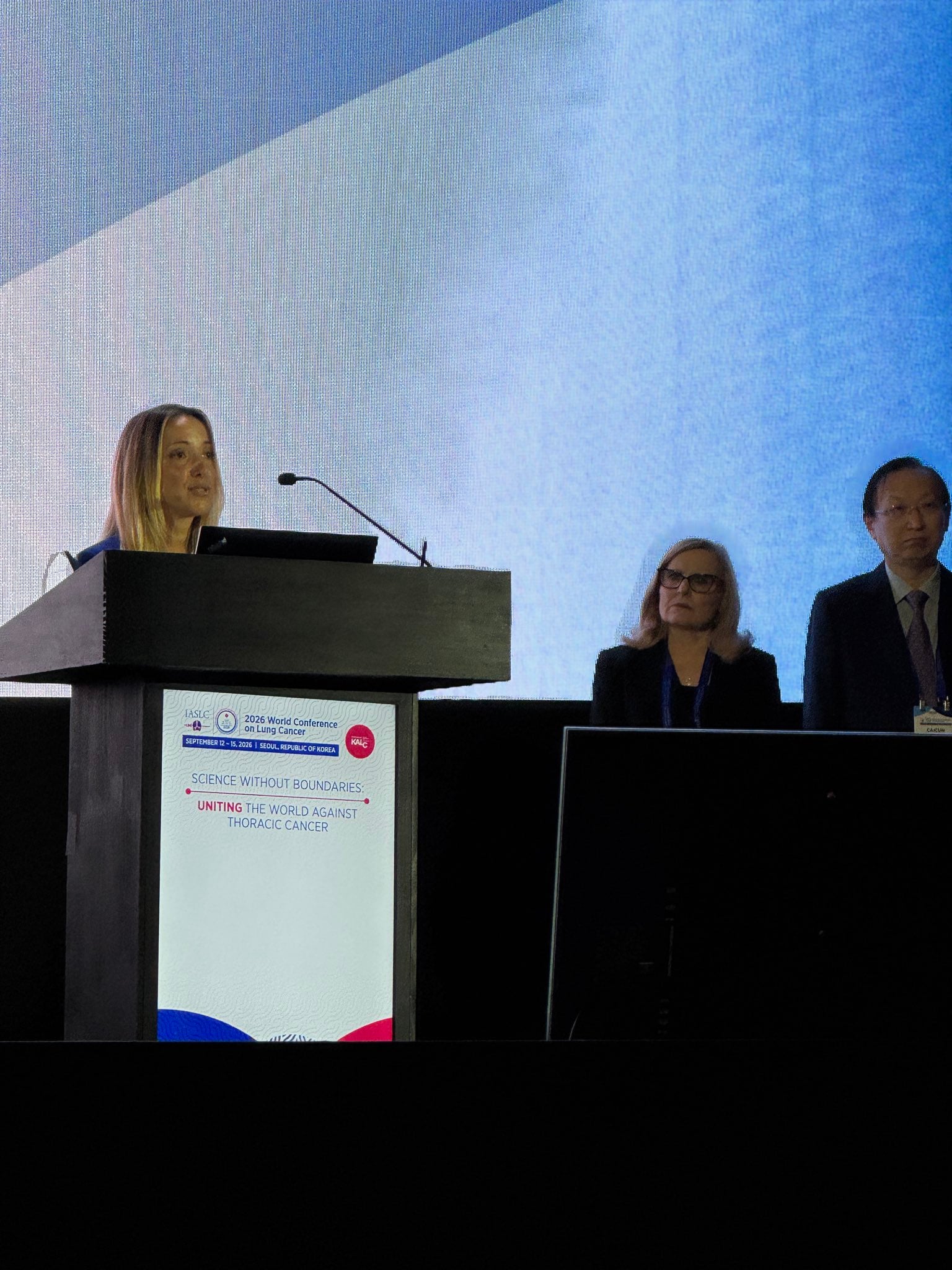 Congratulations to Dr. @pompili_cecilia - the #WCLC26 winner of the Robert J. Ginsburg Lec