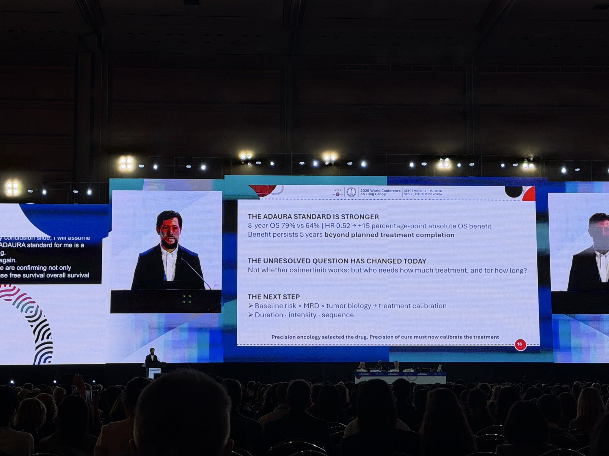 Baseline risk assessment, MRD, tumor biology, and optimal treatment duration are important