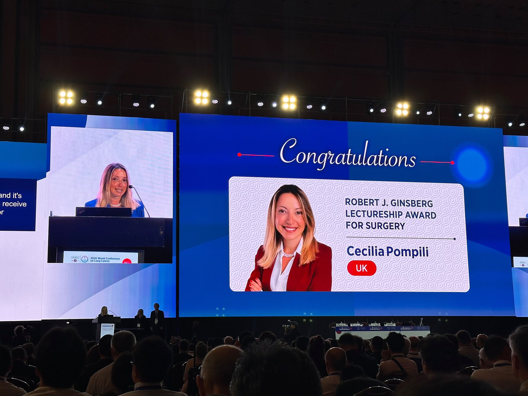 So proud to celebrate my dear friend @pompili_cecilia, recipient of the Robert J. Ginsberg