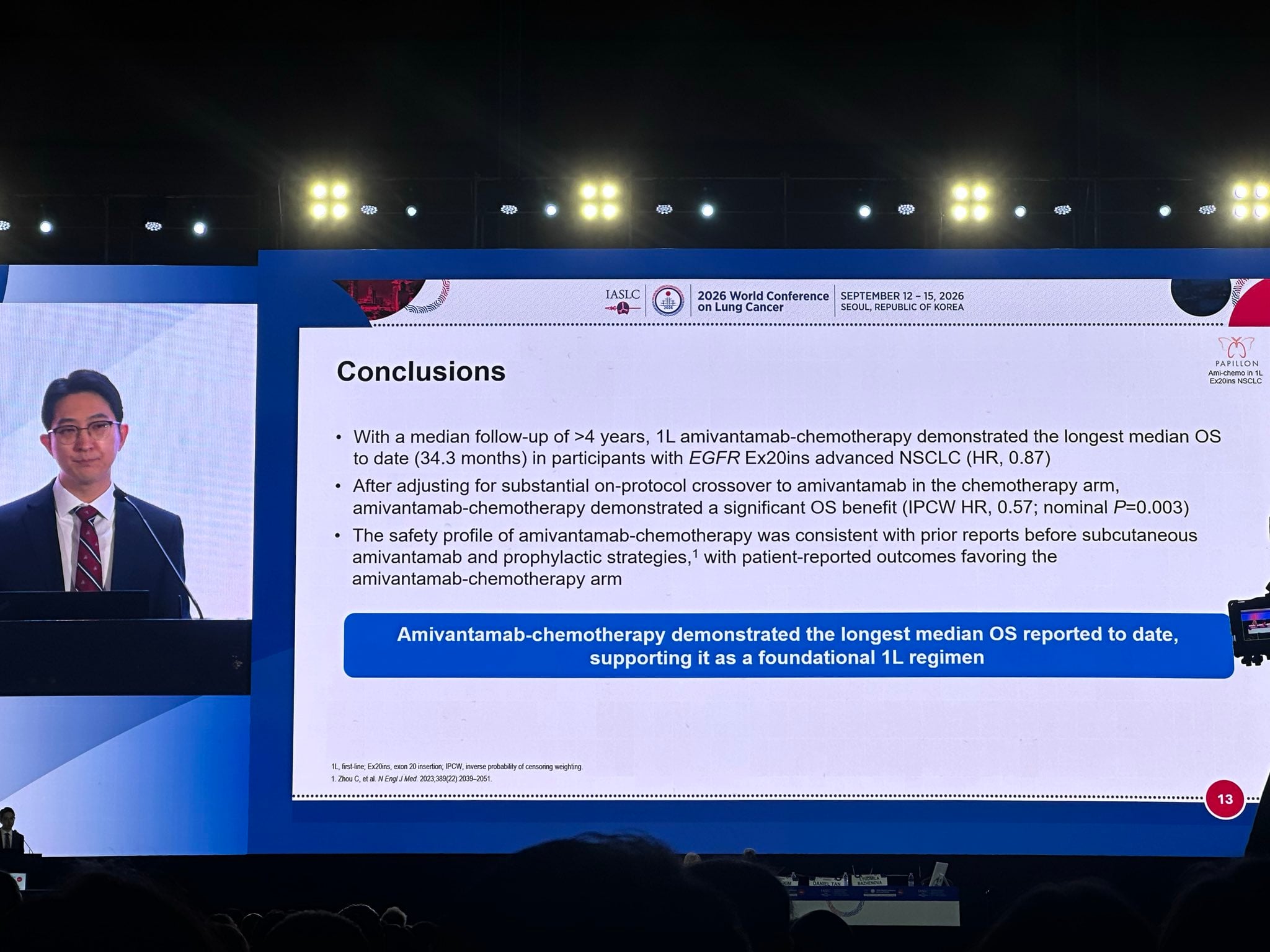 Second #WCLC26 presidential presentation this morning presented by @chulkimMD @LombardiCan