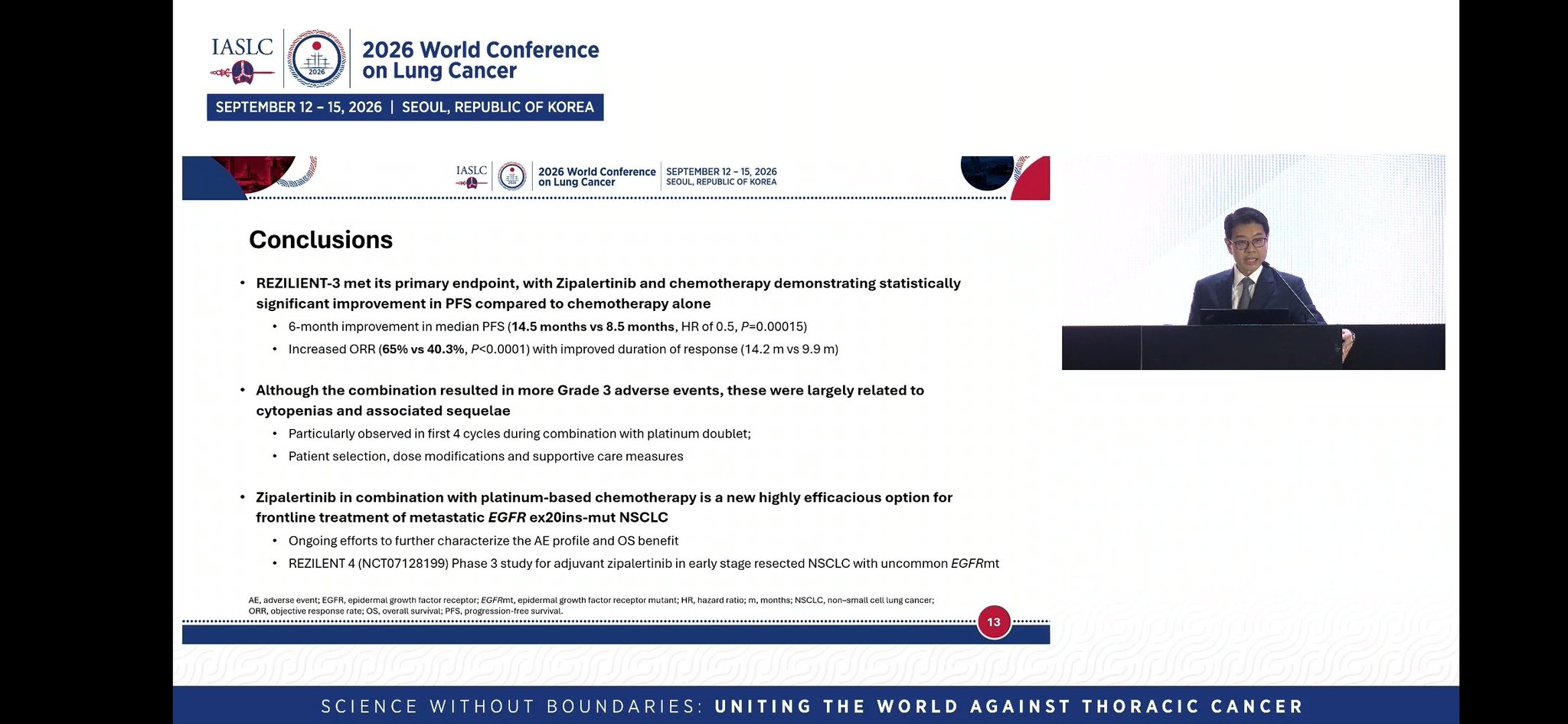 @danieltanmd Conclusion:
✅️ median PFS significant with 6 mo benefit
✅️ Gr 3 AEs in combo