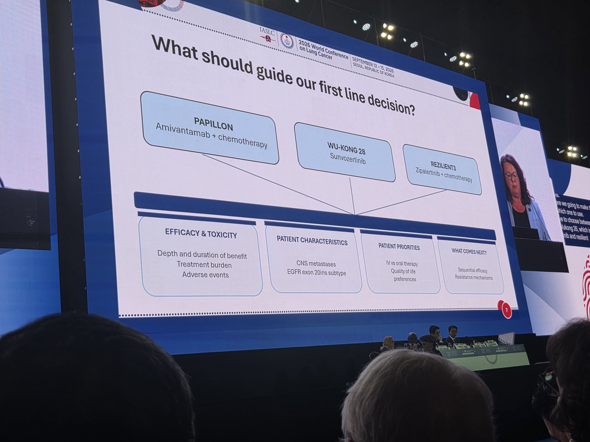 Dr. @LudaBazhenovaMD with an excellent breakdown of emerging/approved frontline treatment