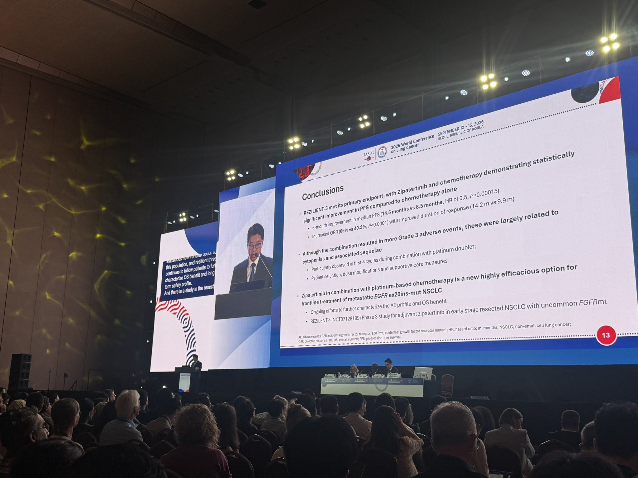 Great to see more studies & focus on our EGFR exon 20 lung cancer population w presentatio