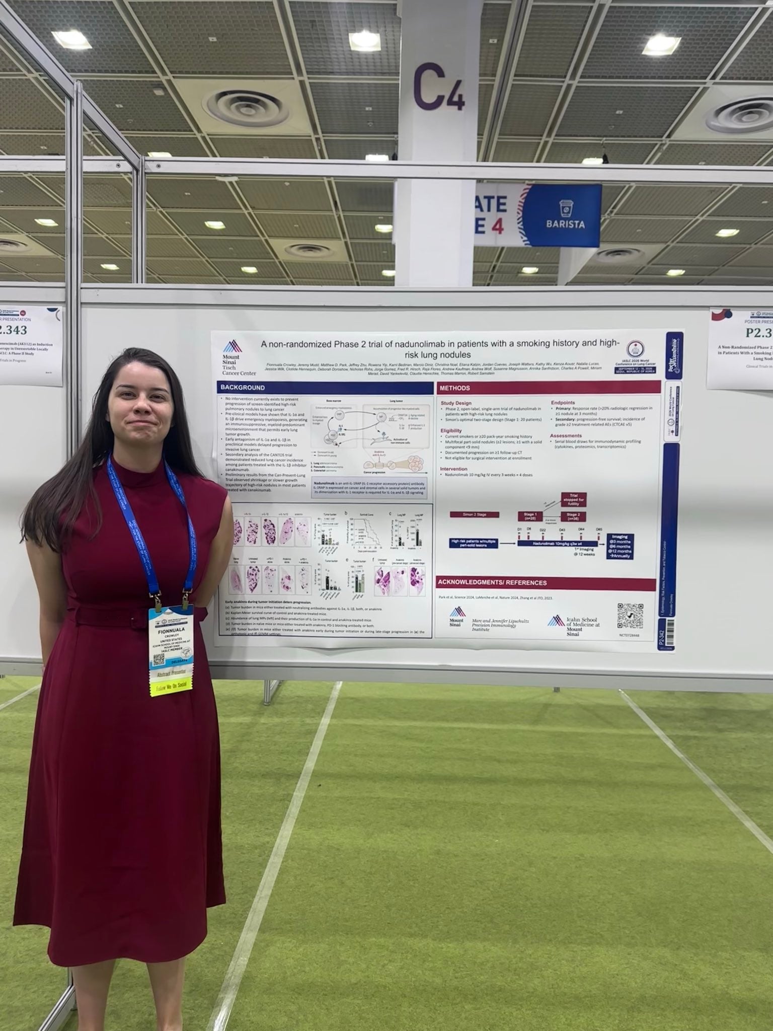 Can we intercept lung cancer? Come hear about our immunoprevention trial, Nadunolimab for