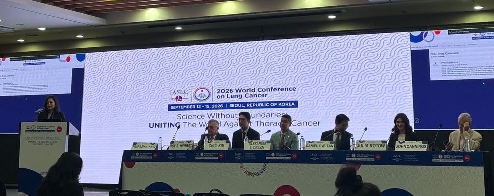The #WCLC26 press conference is underway, and features:
🌟 @triparnasen, @OSUCCC_James
🌟 @