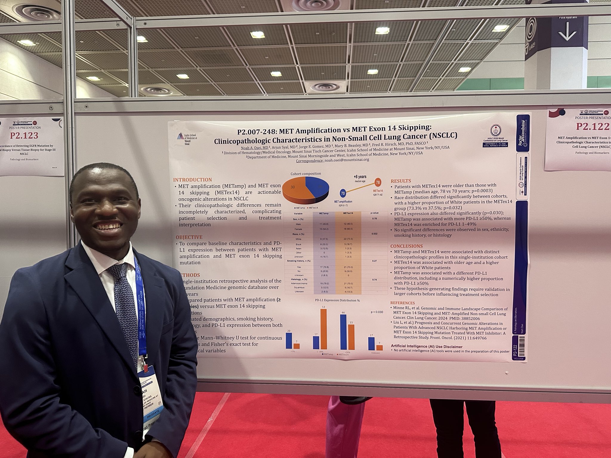This mornings poster session was all about biomarkers 🎯 !!! @fred_hirsch @AMoriarty24 @nh_