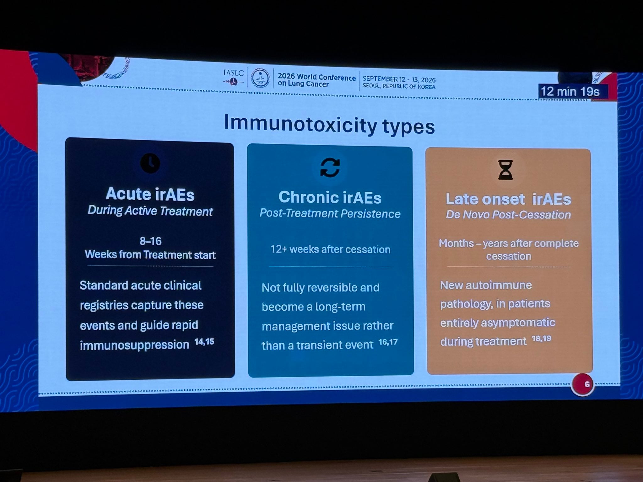 🫰@boldcaleb’s talk on chronic & late-onset immunotherapy toxicity from patients’ perspecti