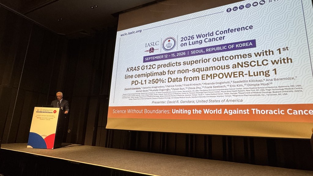 Excellent presentation by @drgandara on KRASG12C analysis im non-squamous NSCLC INNTHE EMP