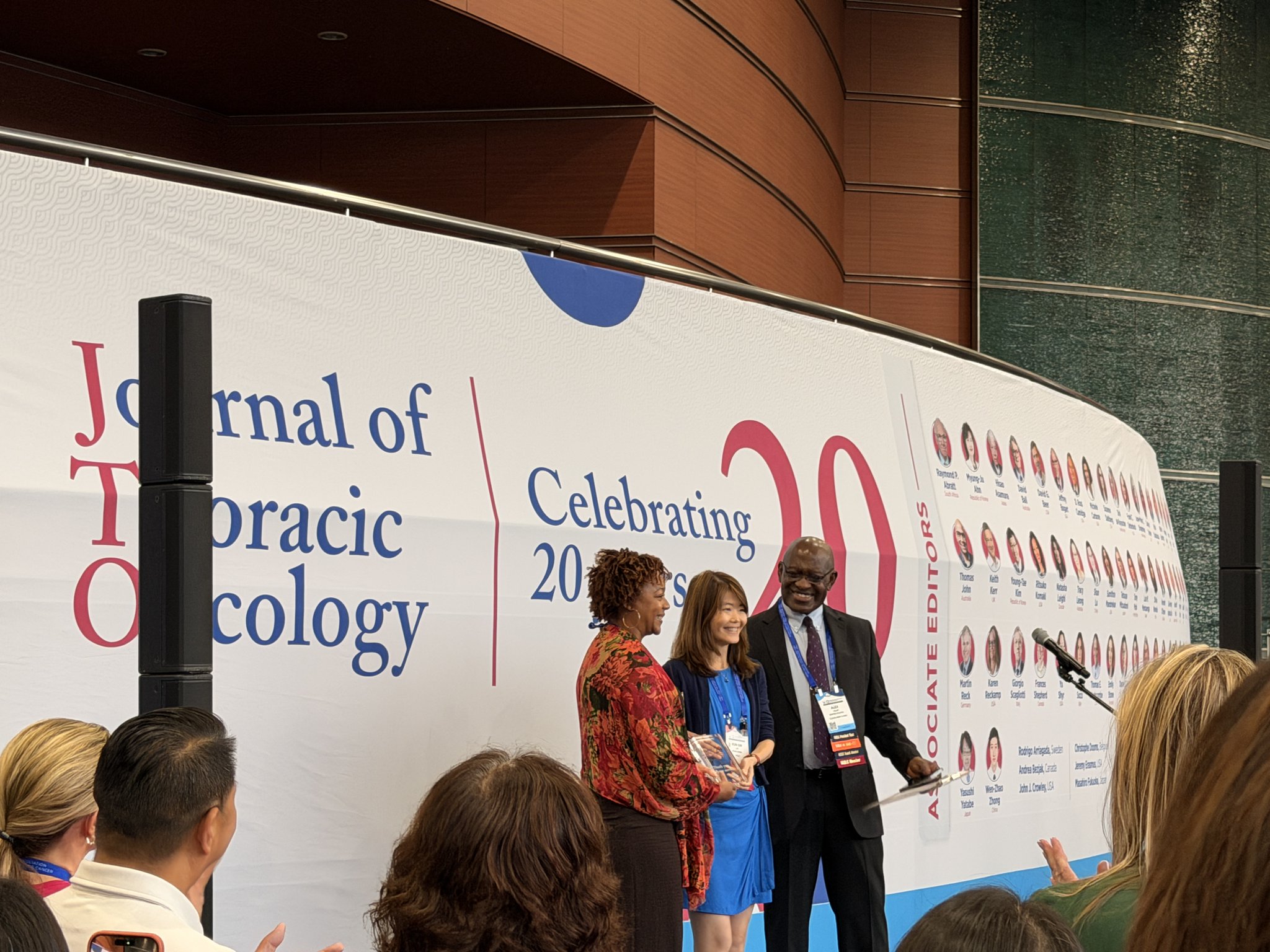 A special evening at #WCLC26 celebrating 20 years of the Journal of Thoracic Oncology! 🥂