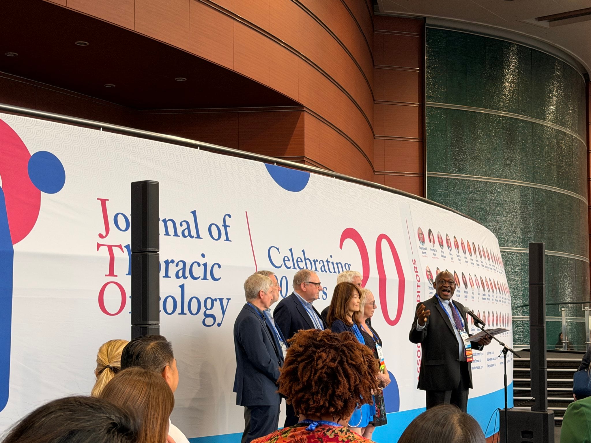 A special evening at #WCLC26 celebrating 20 years of the Journal of Thoracic Oncology! 🥂