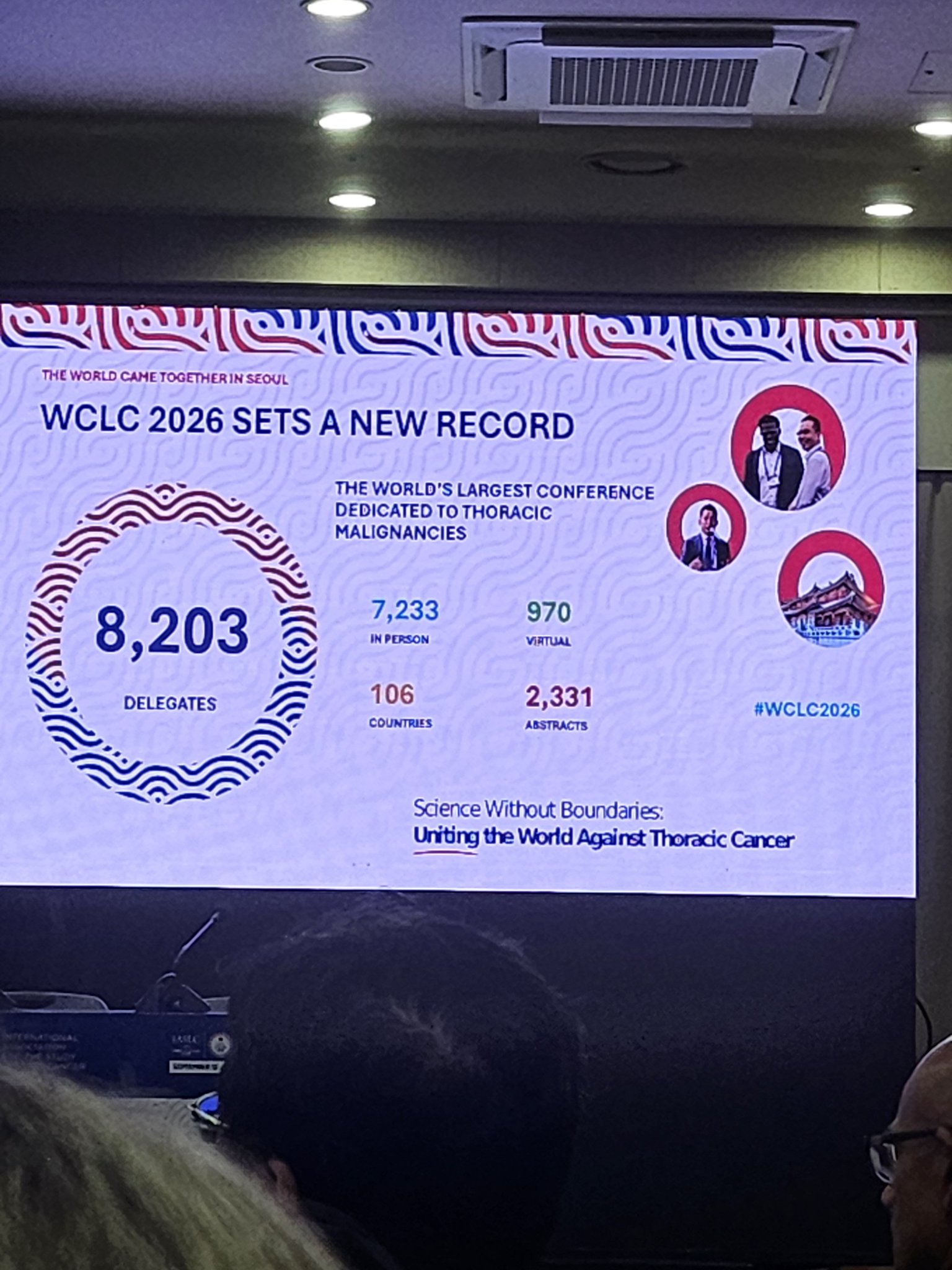 👏🏽👏🏽 how about a record number year for #WCLC26 . Thanks to all the delegates attending in