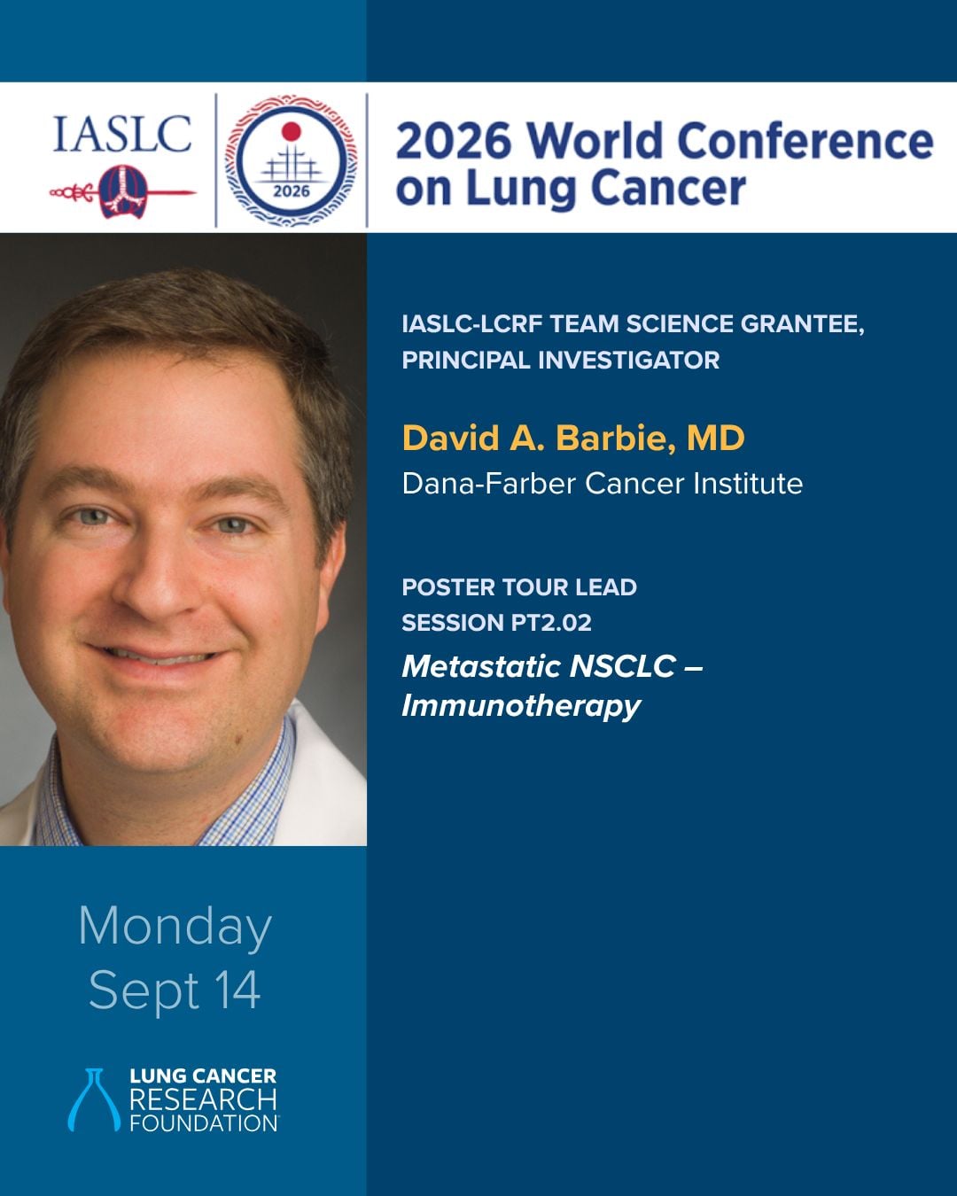 Among those presenting today at the World Conference on Lung Cancer in Seoul, South Korea:
