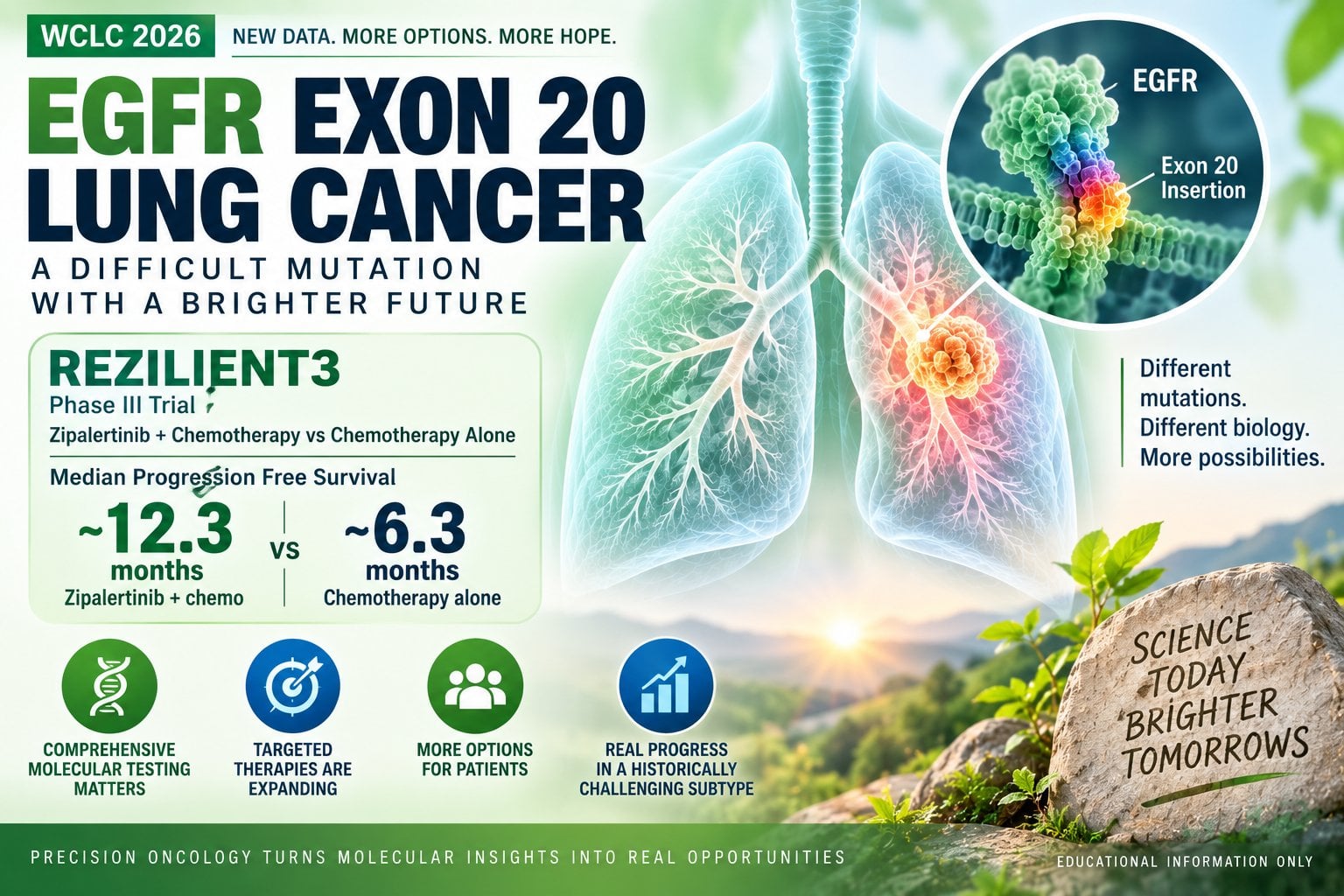 EGFR exon 20 insertion lung cancer has historically been difficult to treat.
Phase III RE
