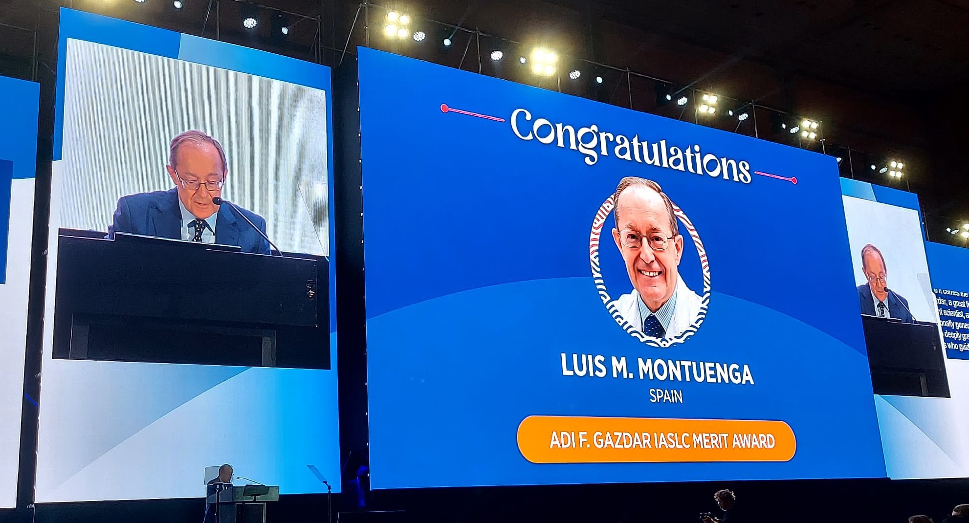 👏 Congratulations to Prof. @LBadia5364 on receiving the 2026 Adi F. Gazdar IASLC Merit Aw