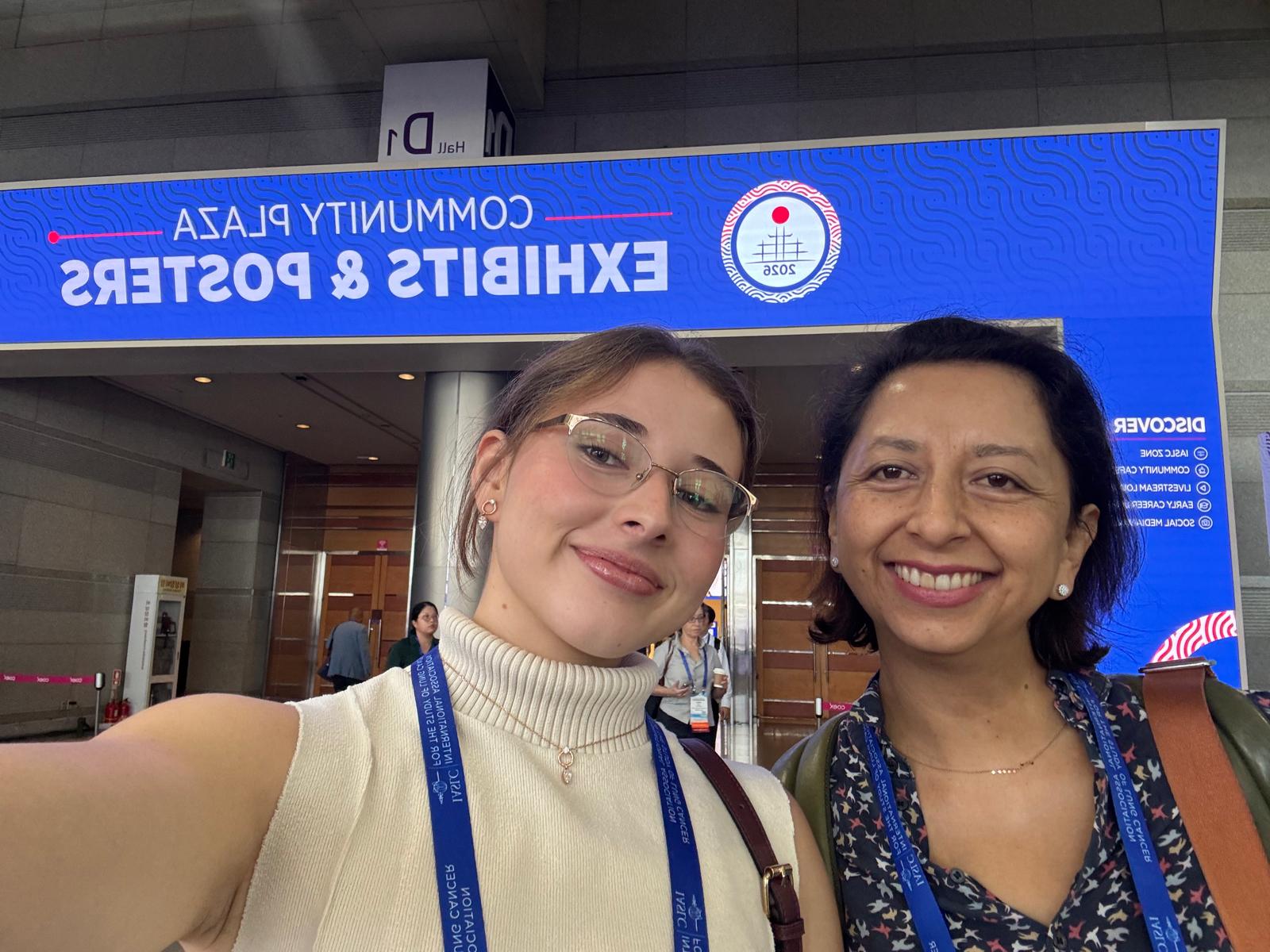This #WCLC26 is special because it is the first lung cancer conference of my little sister