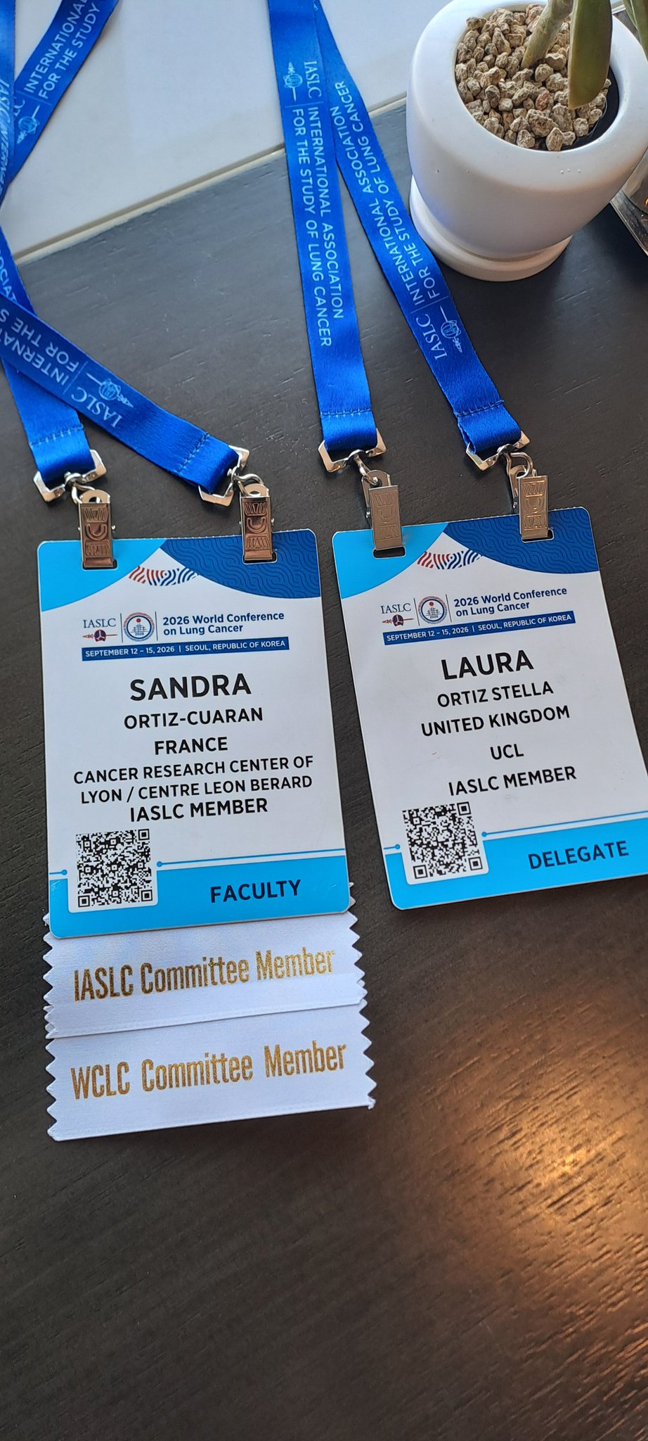 This #WCLC26 is special because it is the first lung cancer conference of my little sister
