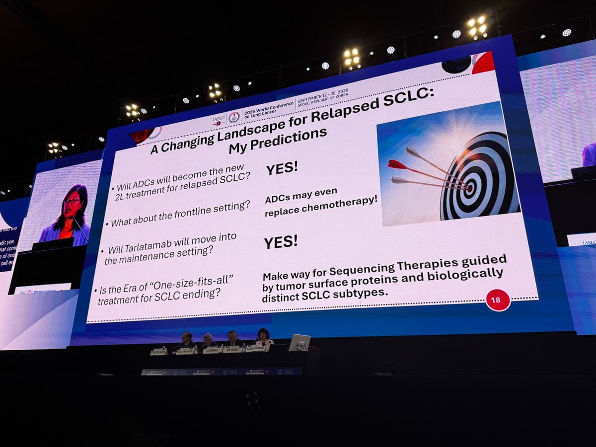 .@Annechiangmd presented at #WCLC in Seoul as a discussant for the exciting primary result