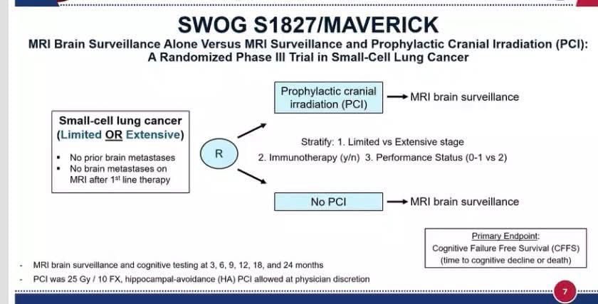 📍#WCLC2026: SWOG S1827/MAVERICK may reshape the role of PCI in SCLC.
Among patients witho