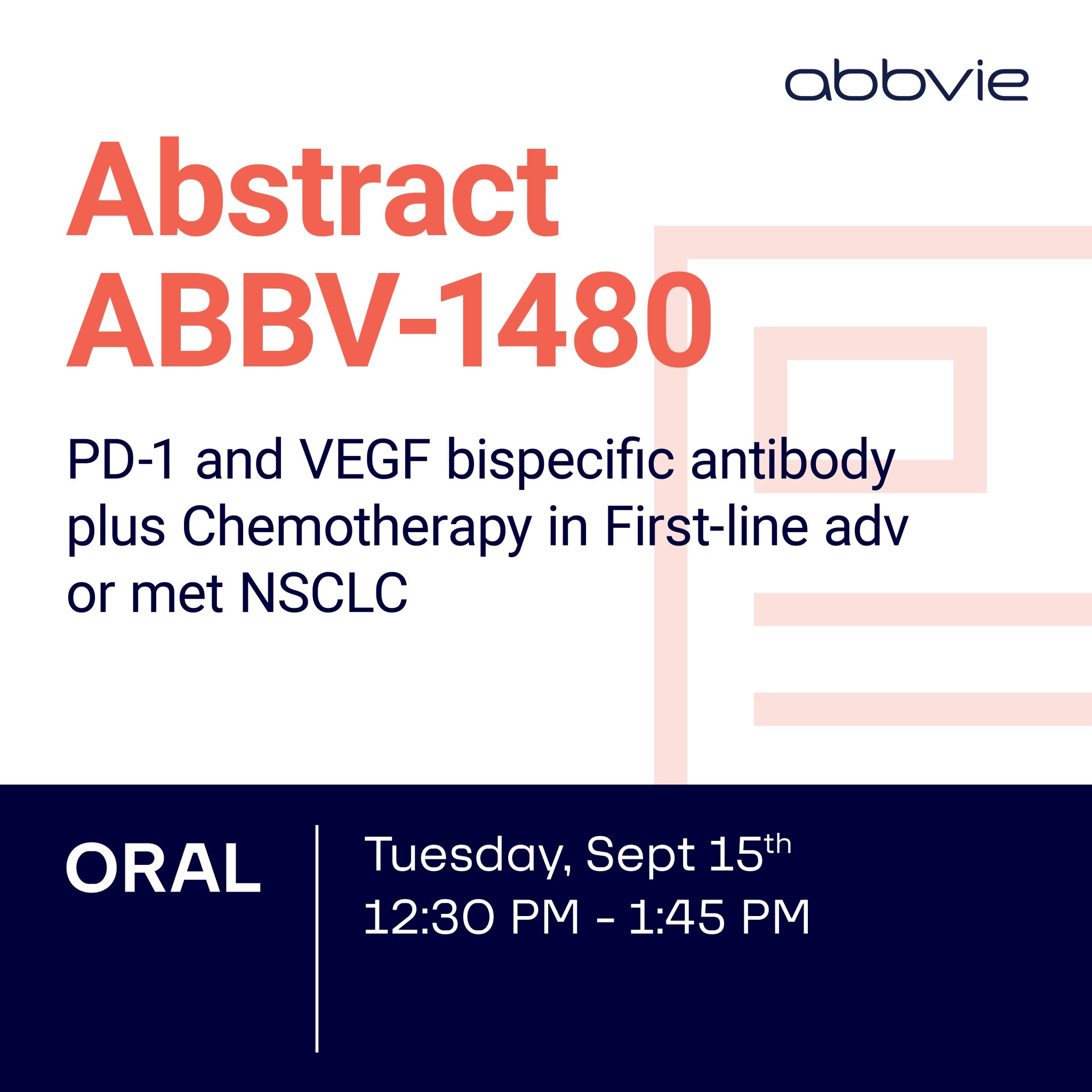 Updated @abbvie #NSCLC data on PD-1 and VEGF bispecific antibody plus Chemotherapy in Firs