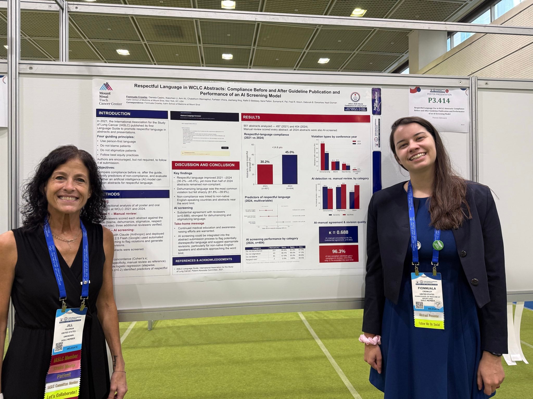 Come to our poster 3.414. In 2021 @jillfeldman4 and other members of @IASLC’s patient advo