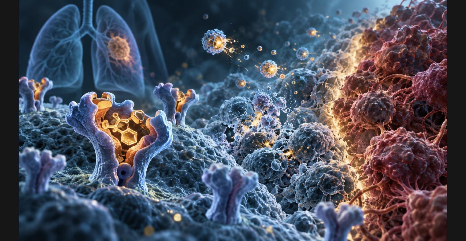 Taiho/Cullinan's zipalertinib + chemo cut progression/death risk 50% vs chemo alone in fir