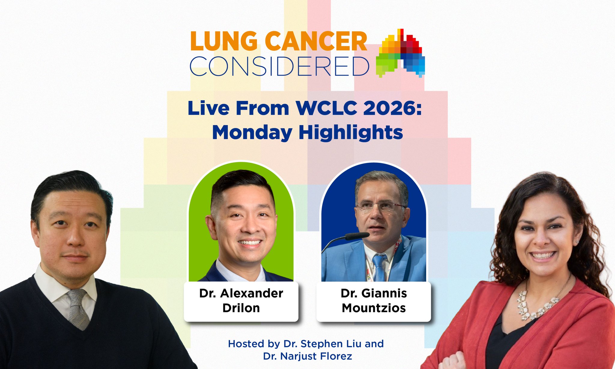 🎙️Monday Highlights from #WCLC26!
Drs. @StephenVLiu & @NarjustFlorezMD are joined by @ale
