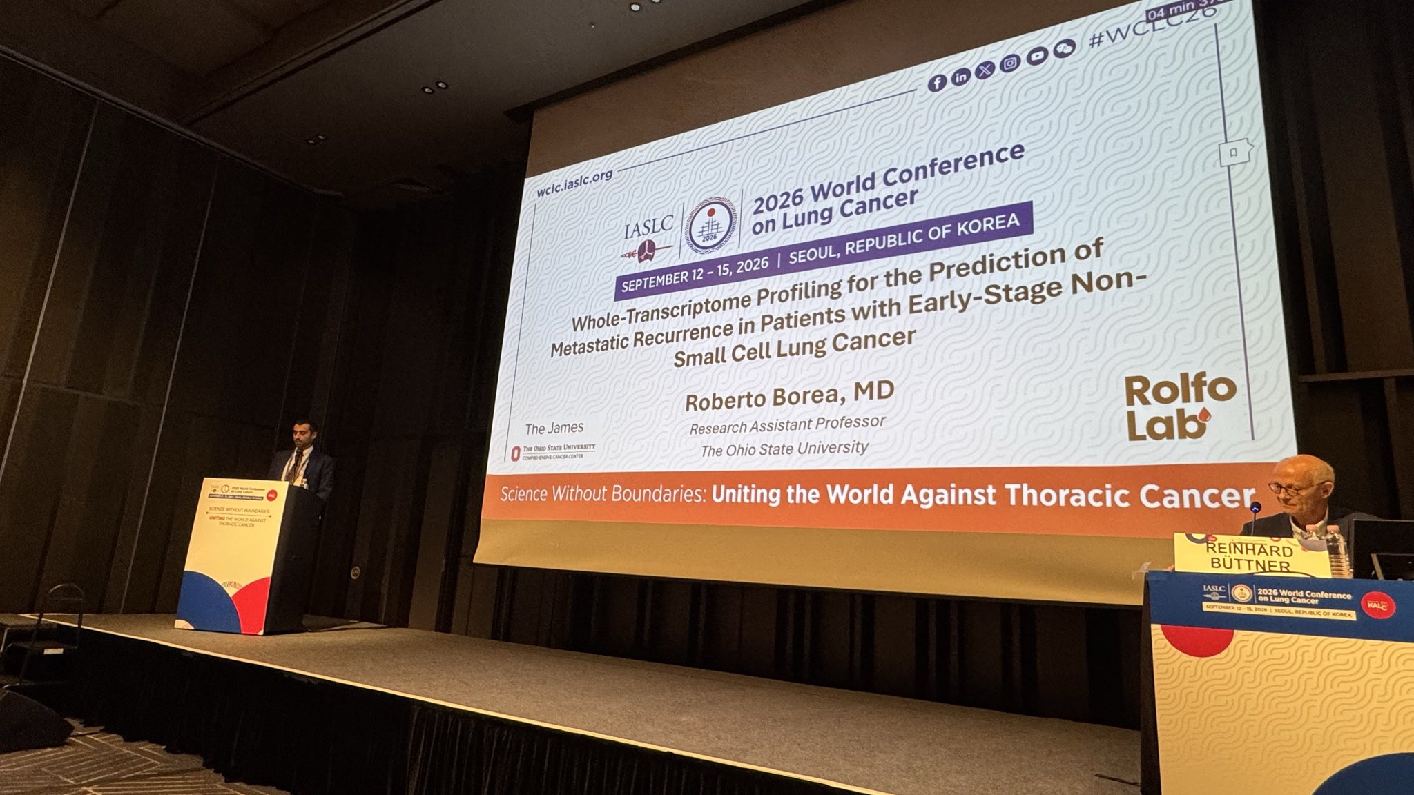Excellent presentation by @RobertoBoreaMD at #WCLC26 on our work on whole transcriptomics