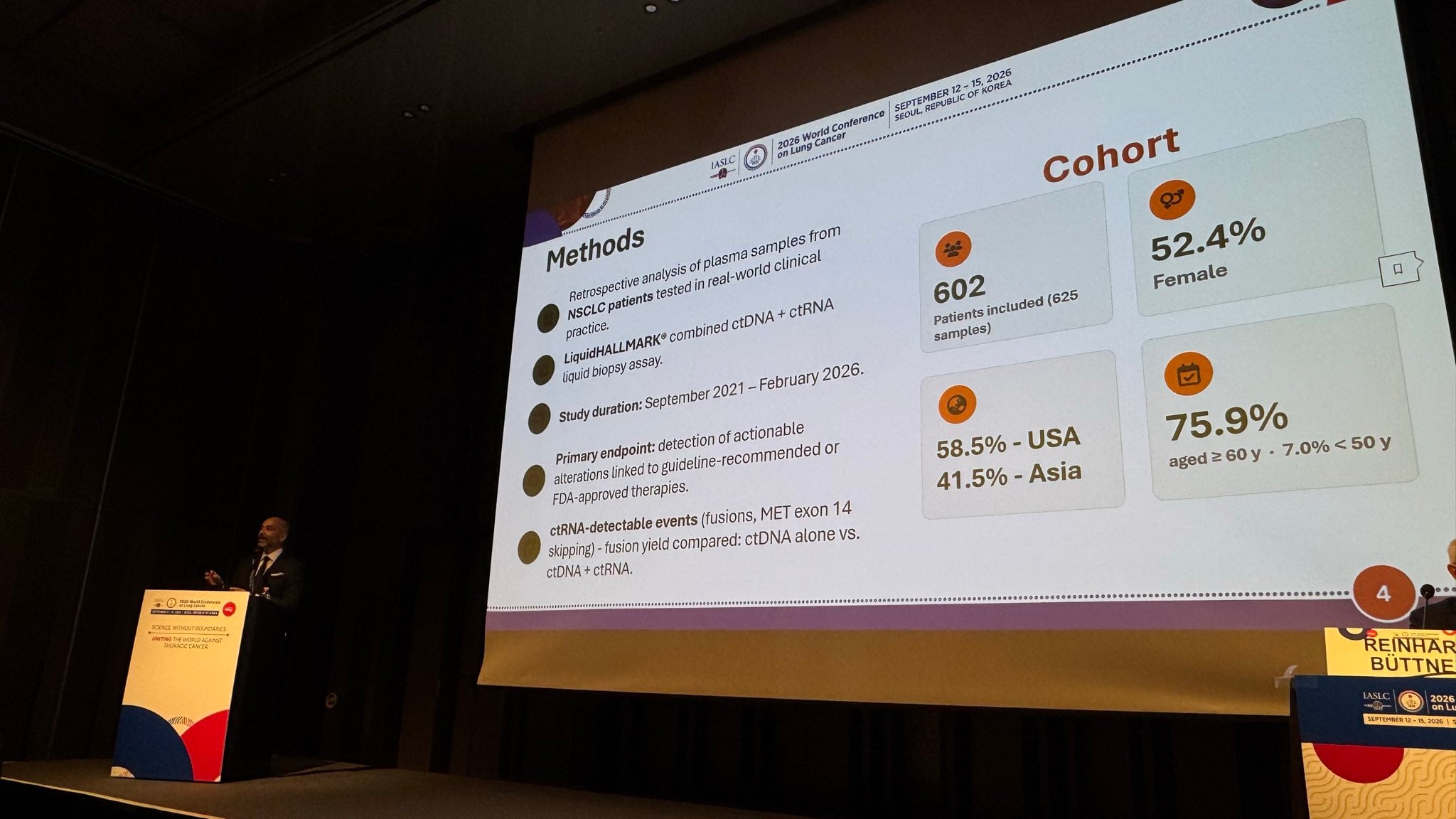 @GlopesMd presenting data on enhanced detection of actionable fusions in NSCLC combining