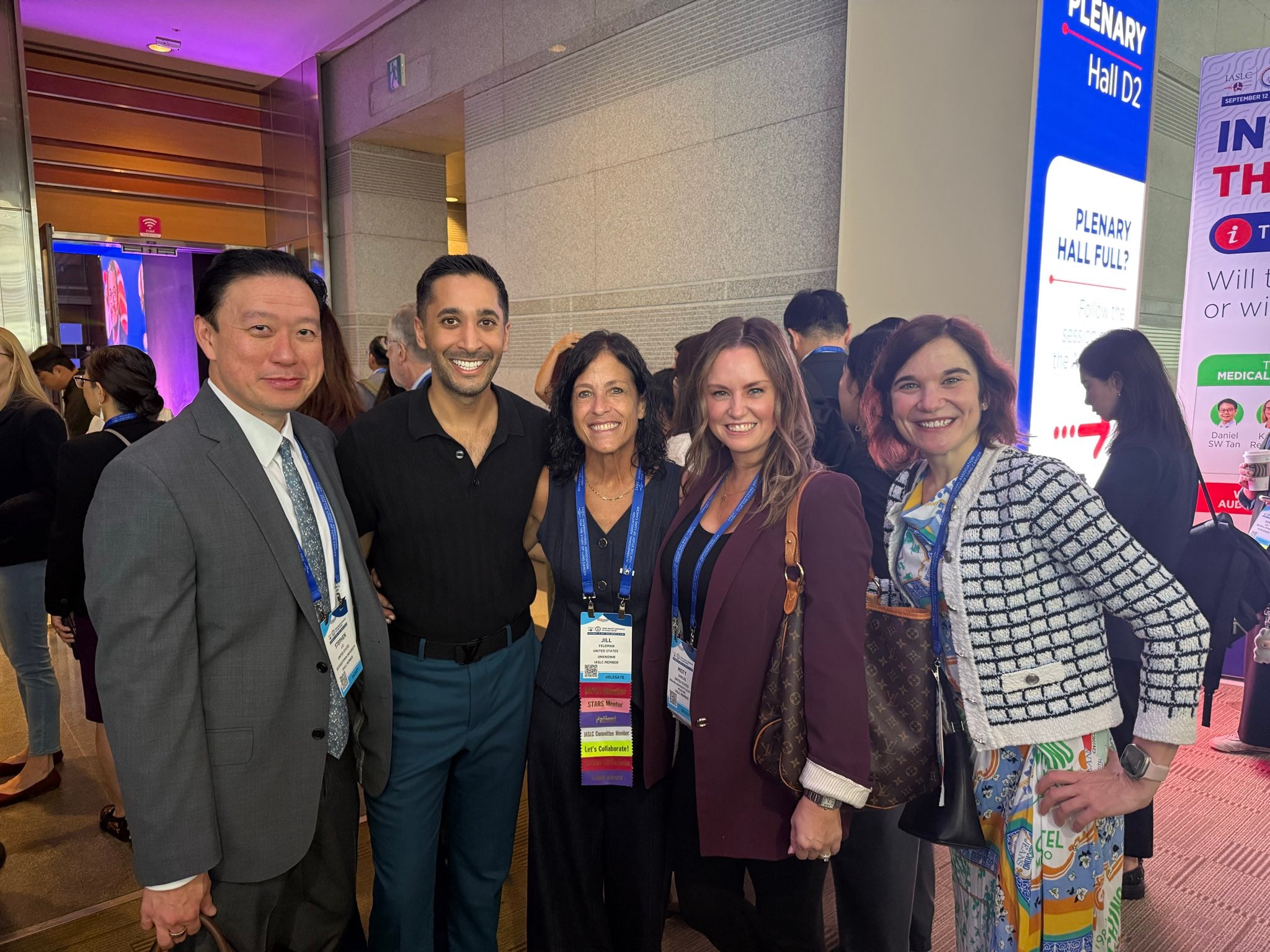 Incredibly grateful for our wonderfully kind and collaborative thoracic oncology community