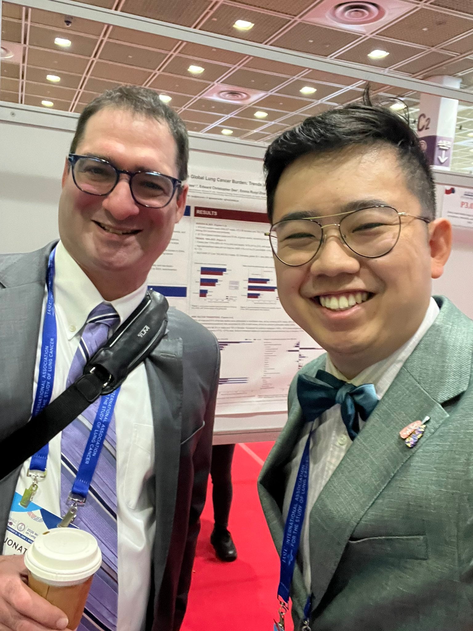 It was great to meet Dr. @riess_md in person today at my poster! Really enjoyed our chat a