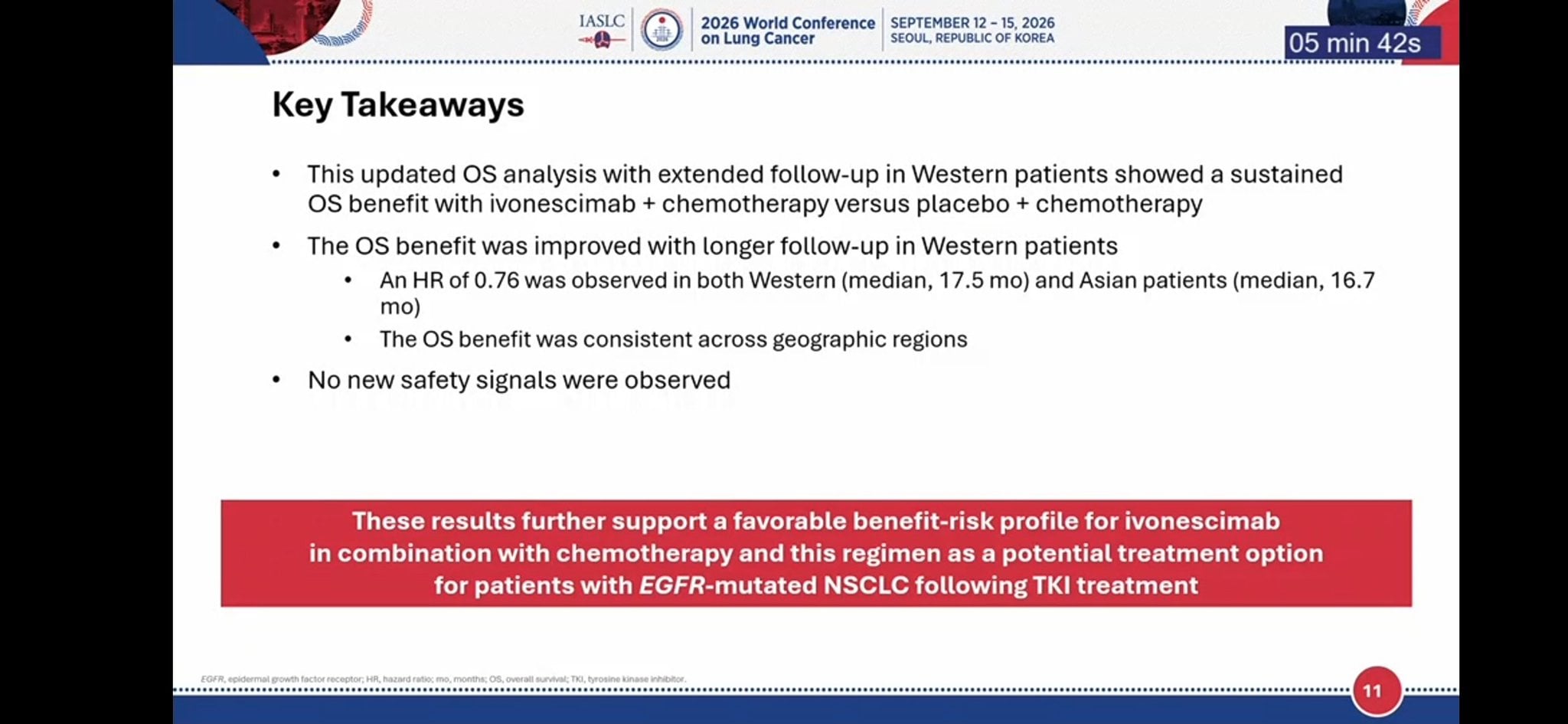 @APassaroMD Conclusion:
✅️ Updated OS analysis with extended follow up in Western patients