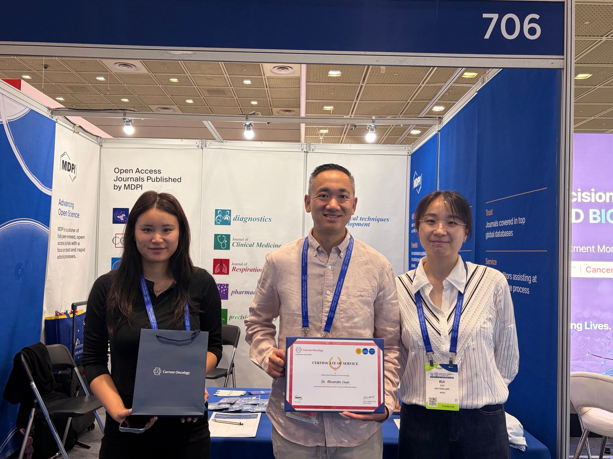 Thank you, @DrAlexLouie for visiting our booth at #WCLC2026 and for the engaging discussio