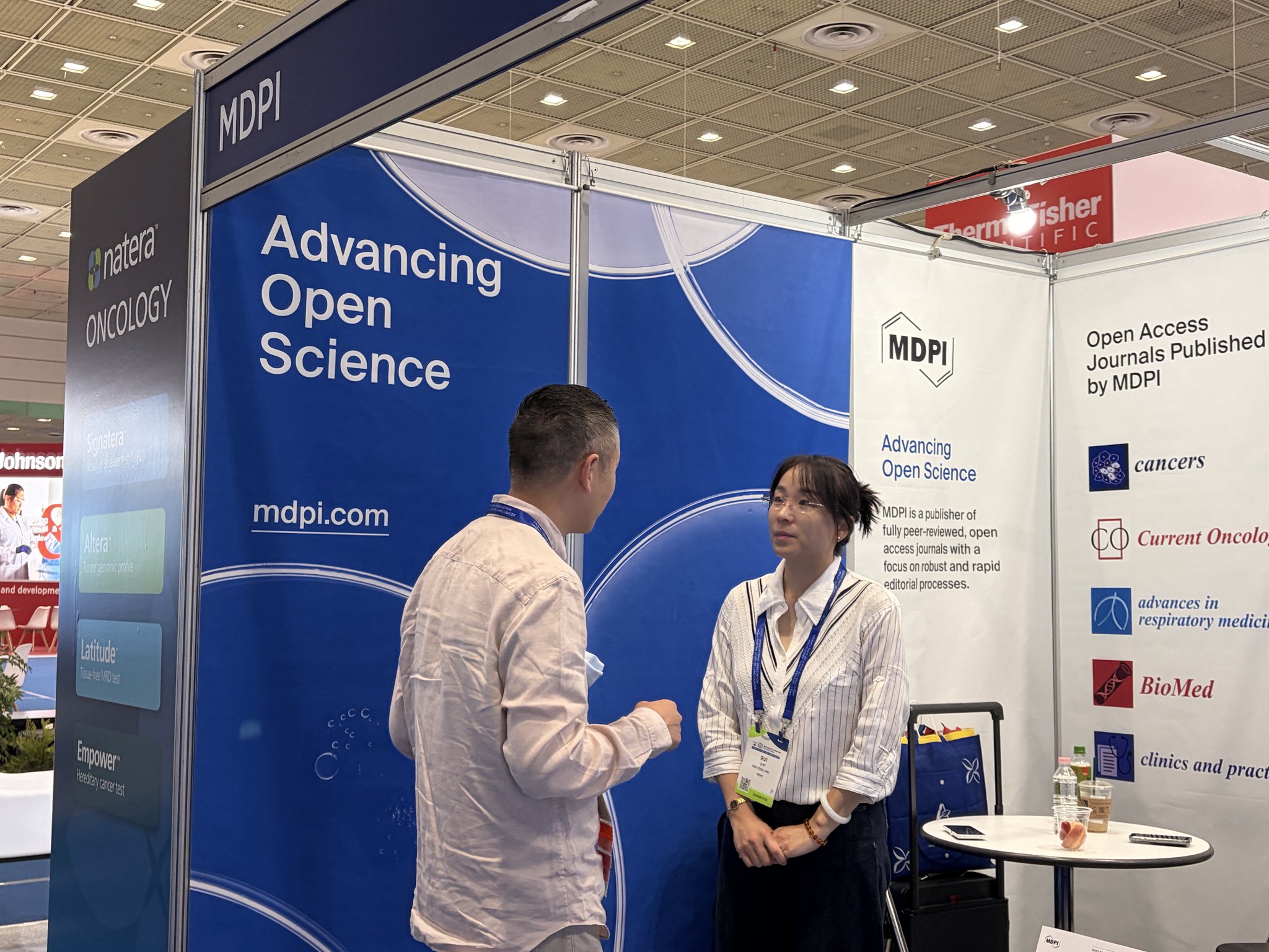 Thank you, @DrAlexLouie for visiting our booth at #WCLC2026 and for the engaging discussio