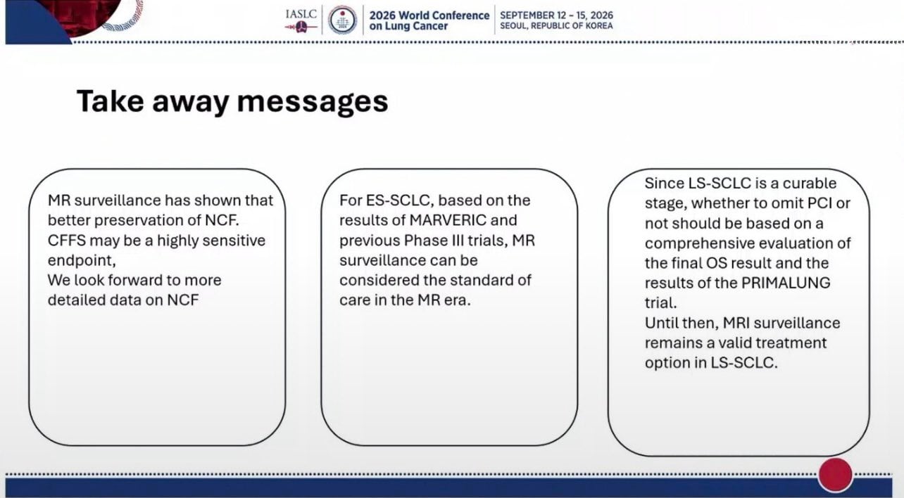 6. #MAVERICK: Ph3, MRI vs. MRI + PCI in limited or extensive stage small cell lung cancer: