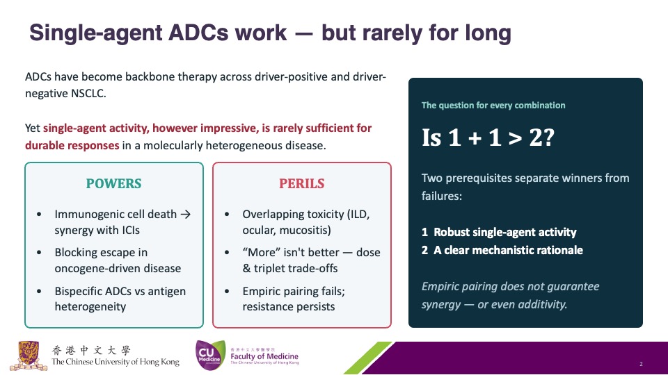 A quick recap on talk titled #Powers & #Perils of #ADC combinations delivered at @IASLC #W