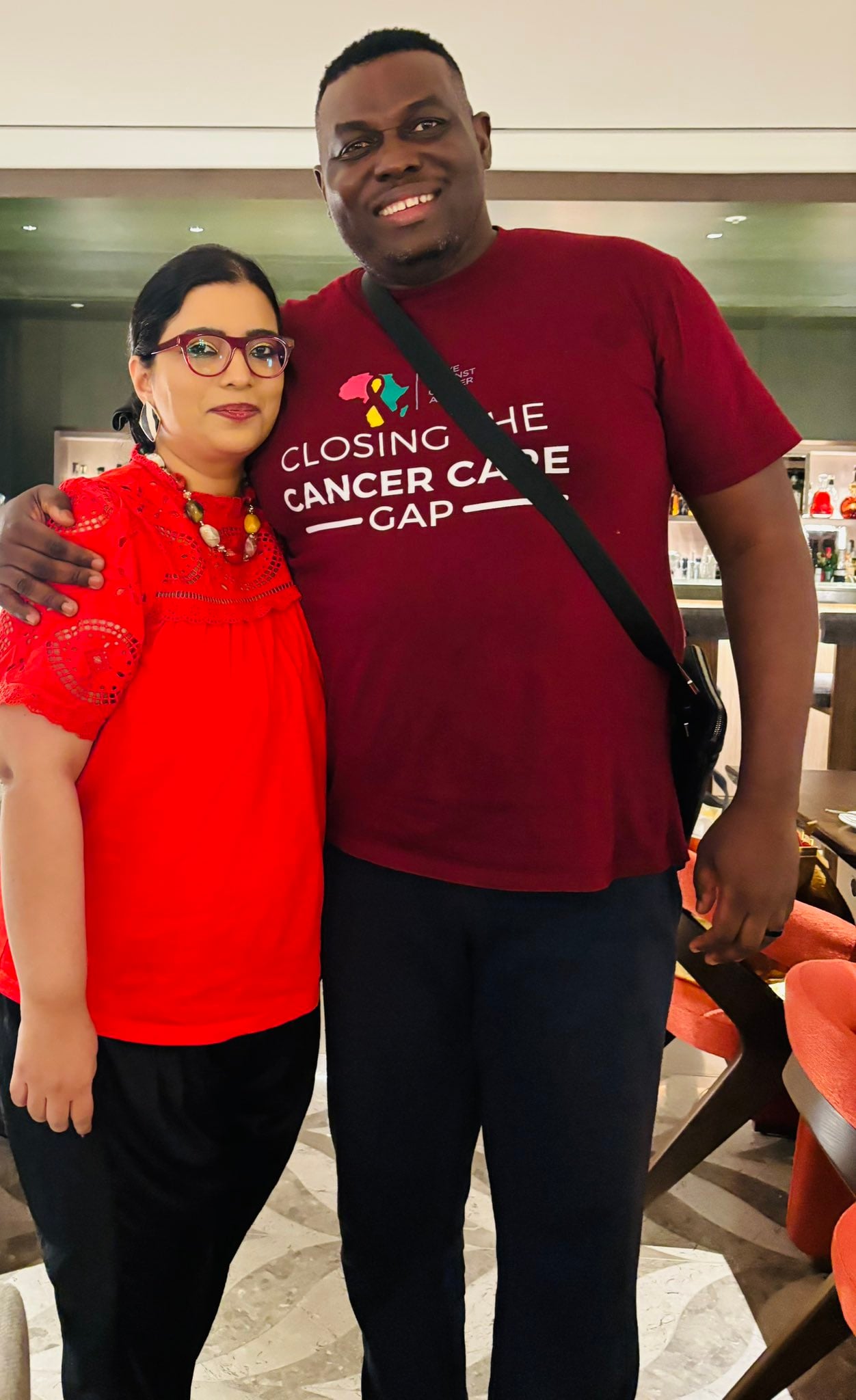 Here’s to greater collaboration between India and Africa on lung cancer care ✅🤝@boldcaleb