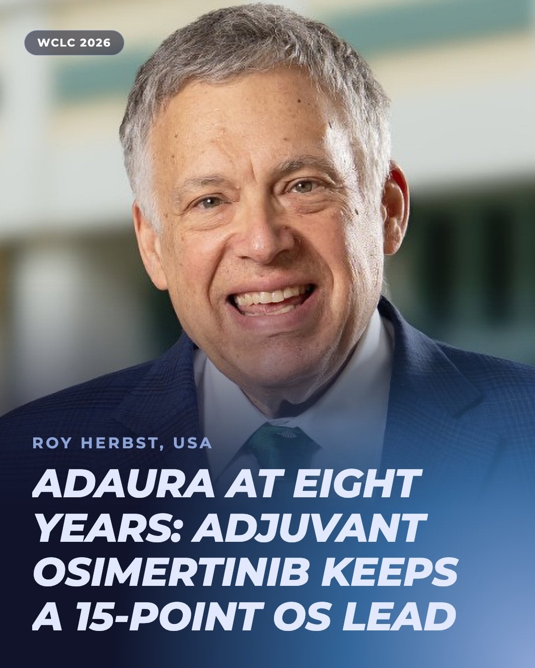 Eight years after randomisation in ADAURA, three of them on treatment, the adjuvant osimer
