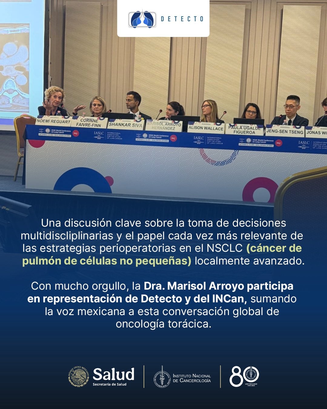 Presentes en el #WCLC 2026 (Congreso Mundial de Cáncer de Pulmón), Seúl, Corea del Sur 🇰🇷