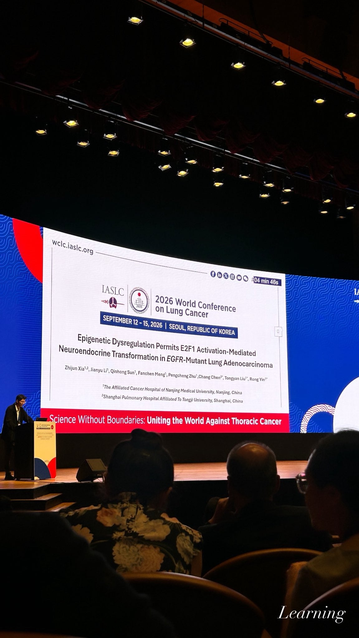 Incredible time at my first #WCLC26, made even more special having my wife there as a pati