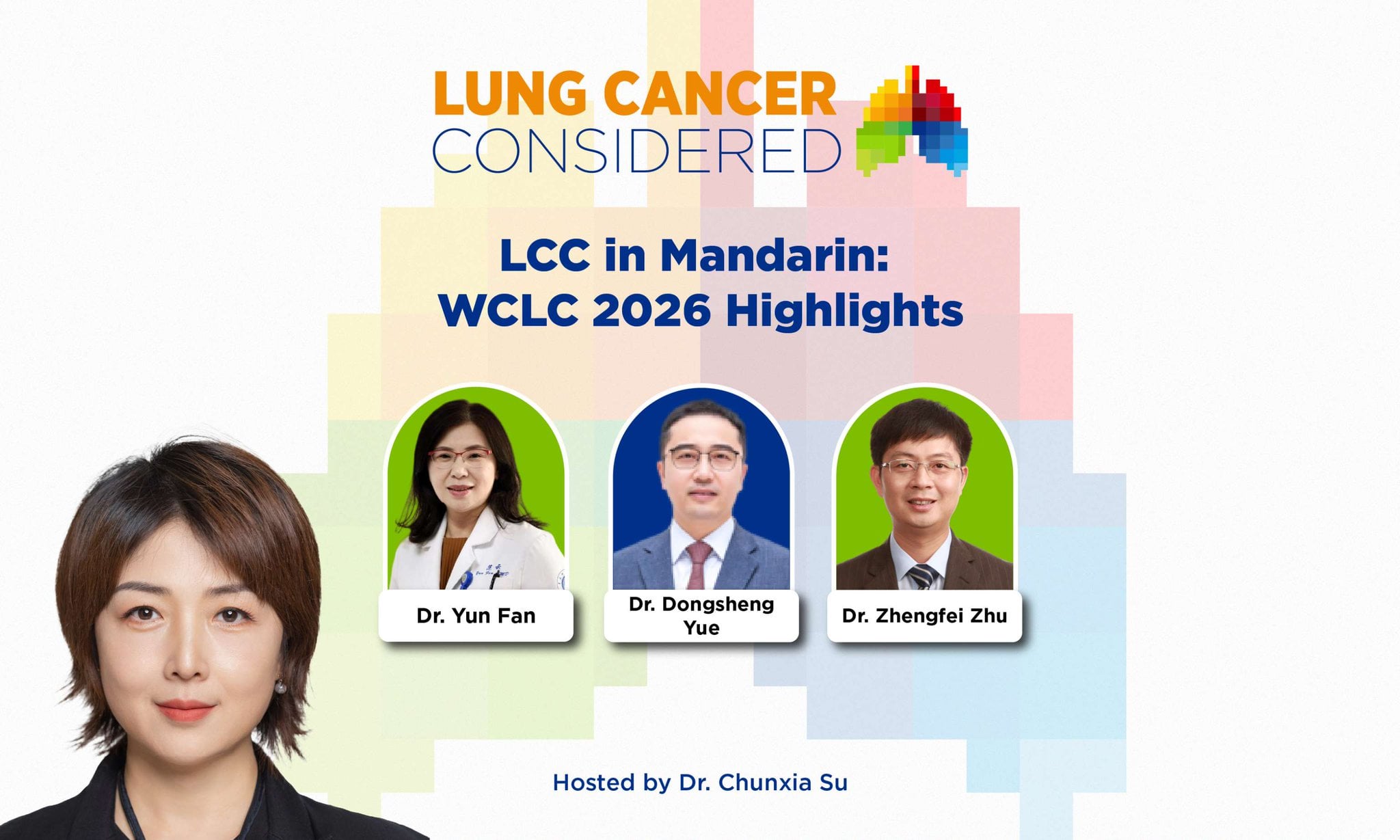 🎧 New #LungCancerConsidered episode in #Mandarin Chinese!
Dr. @susu_mail0513 is joined by