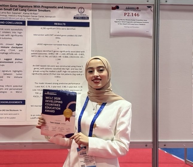 A highlight of #WCLC26 🇰🇷 was being honored with the Developing Countries Education Award.