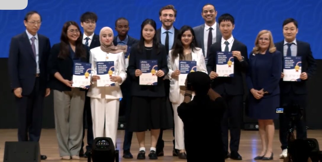 A highlight of #WCLC26 🇰🇷 was being honored with the Developing Countries Education Award.