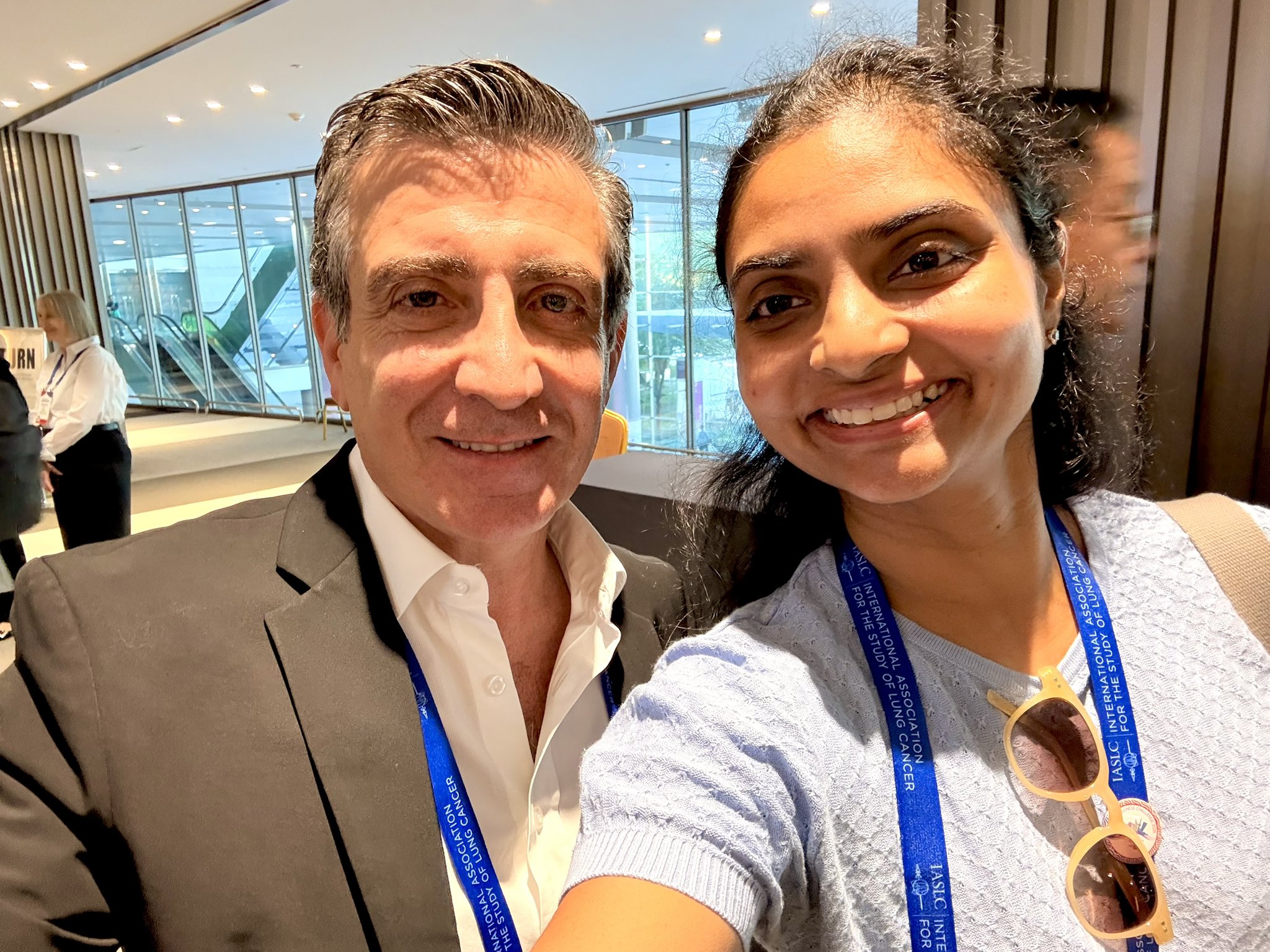 Look who all we met at WCLC 2026 @_ShankarSiva @DrewMoghanaki @lungoncdoc @sureshsenan @bj