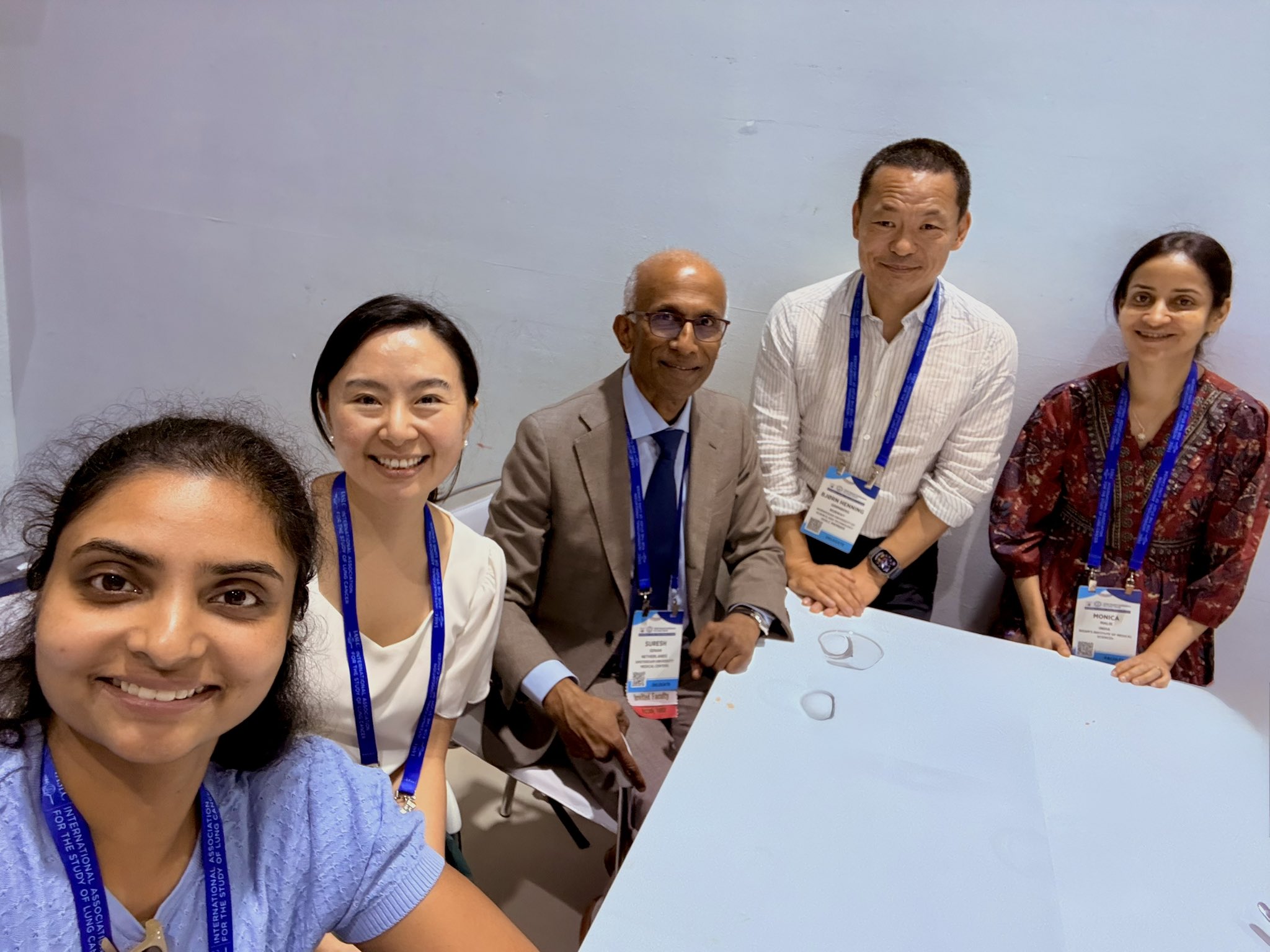 Look who all we met at WCLC 2026 @_ShankarSiva @DrewMoghanaki @lungoncdoc @sureshsenan @bj