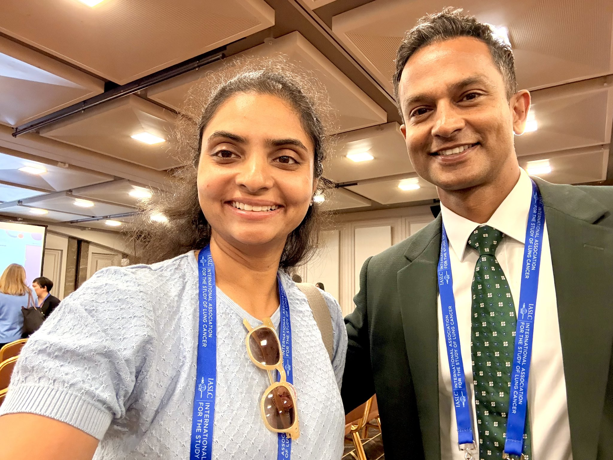 Look who all we met at WCLC 2026 @_ShankarSiva @DrewMoghanaki @lungoncdoc @sureshsenan @bj