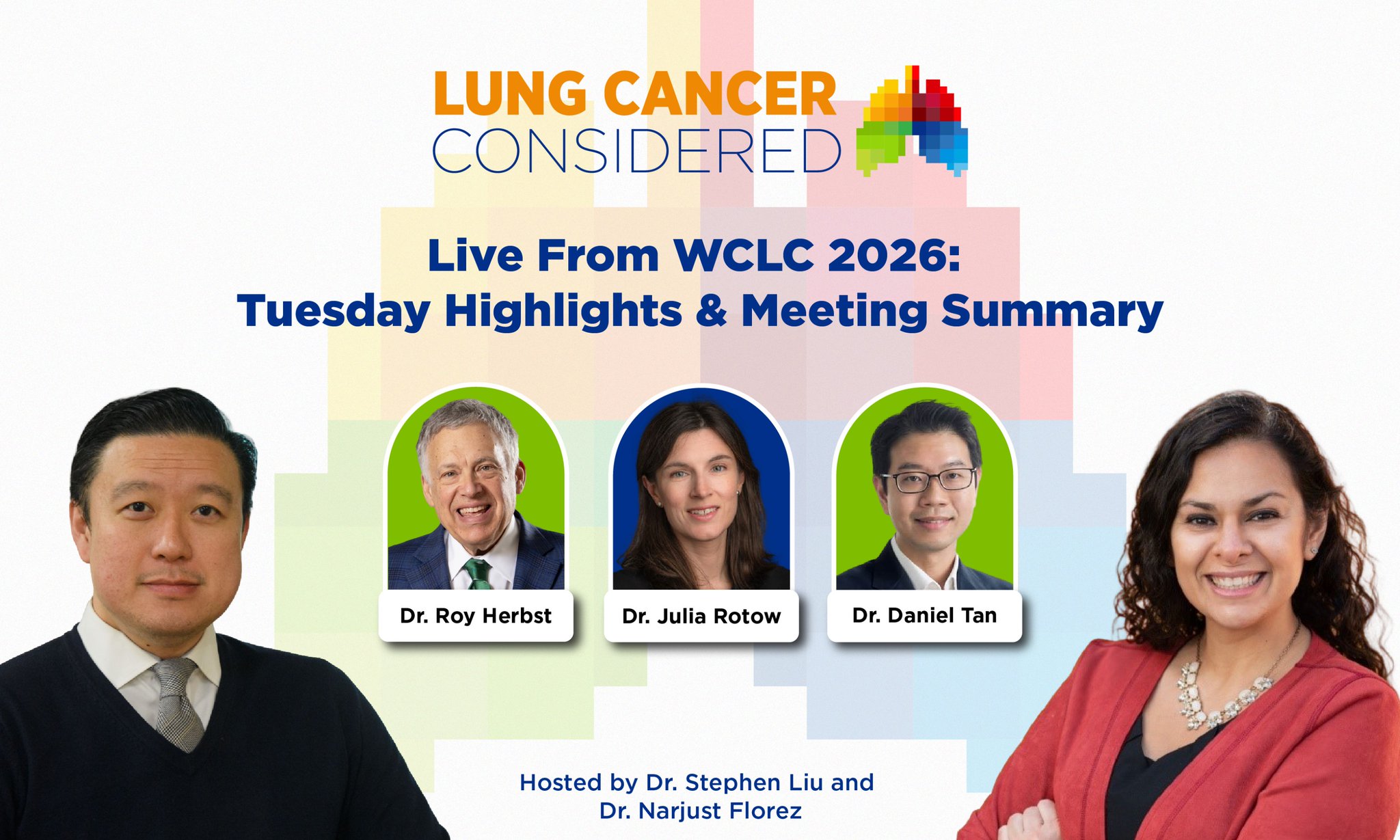 🎙️ Day 3 of #WCLC26 brought new data on moving targeted therapies earlier in #LungCancer t